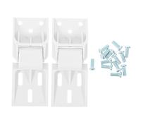 Homoyoyo 2 Pièces Charnières Plastiques pour Réfrigérateur Multi Usage Support et Crochet Compatibles Congélateur et Armoire Réfrigérée Légères et Durables
