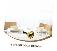Homoyoyo 2 pièces Cloche de Service Main Doré Cloche Rétro pour Bar et Restaurant Sonnette Pratique pour Fête et Comptoir