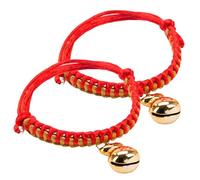 Homoyoyo 2 pièces Collier pour Chien et Chat Réglable Tissage Décoratif avec Clochette Style Cœur Lot de Confort Ajustable pour Petits Animaux de Compagnie