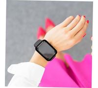 Homoyoyo 2 pièces Coque Montre Watch Fit TPU Protection Écran Transparente et Noire Pratique Accessoire Compatible Watch Fit