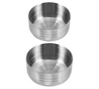 Homoyoyo 2 Pièces Couvercle en Acier Inoxydable pour Shaker de Cocktail, Design Élégant et Portable, Adapté aux Tasses de 350ml à 750ml, pour Usage Extérieur et Voyage