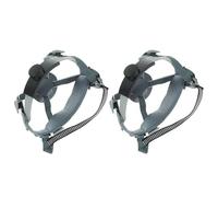 Homoyoyo 2 Pièces Doublure de Casque de Sécurité Réglable en Nylon et Éponge pour Casque Chantier, Protection Les Chocs, Adaptée aux Ateliers et Constructions