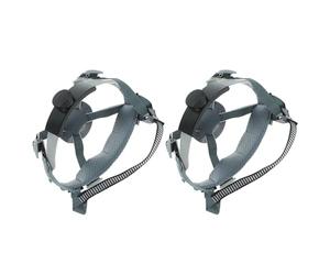 Homoyoyo 2 Pièces Doublure de Casque de Sécurité Réglable en Nylon et Éponge pour Casque Chantier, Protection Les Chocs, Adaptée aux Ateliers et Constructions