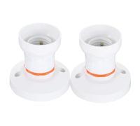 Homoyoyo 2 pièces Douille Double Usage pour Plafonnier Adaptateur de Douille Plastique Résistant et Lot de Compatible Ampoule à Vis et Baïonnette Installation Facile pour Restauration et