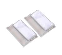 Homoyoyo 2 Pièces Écran filtrant pour lave-linge bien Engrener lavage universel filtres filet Filtre à linge machine filtre net à linge Plastique