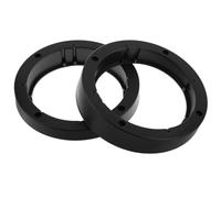 Homoyoyo 2 Pièces Entretoises Plastique Inclinées 15mm 6,5 Pouces | Isolation des Vibrations, Optimisation de L’angle Audio, Montage, pour Portes Automobiles, Camping-cars et Installations