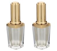 Homoyoyo 2 pièces Flacon Vernis à Ongles Vide Acrylique avec Pinceau Rechargeable Anti-fuite pour Stockage Vernis et Huile Cuticule Couleur Aléatoire Couleur Aléatoire