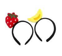 Homoyoyo 2 Pièces Fruit Headbands For Women Cartoon Hair Bands For Party Cosplay Live Streaming Comfortable And Lightweight Hair Accessories