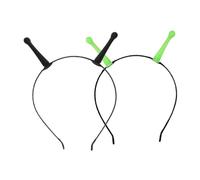Homoyoyo 2 pièces Halloween Antenna Headband For Adults Lightweight Costume Accessories In And Fluorescent For Themed Parties And Cosplay