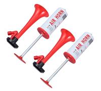 Homoyoyo 2 pièces Klaxon à Air Portable à Main Pompe Manuelle pour Événements Sportifs Football Fête et Signal de Sécurité Corne de Supporter Légère et Facile à Utiliser
