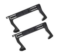 Homoyoyo 2 Pièces Loquet de Porte de Four à Micro-ondes en Plastique Pp Noir Résistant la Chaleur, Accessoire Cuisine pour Réparation Précise et Remplacement Facile