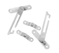 Homoyoyo 2 Pièces Lot de 2 Limiteurs D'ouverture de Fenêtre en Acier Inoxydable Dispositif de Verrouillage de Sécurité pour Fenêtres à Battant et Coulissantes Contrôle Ventilation et