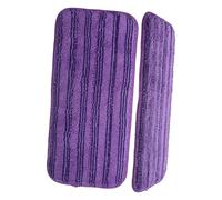 Homoyoyo 2 Pièces Lot de Serpillères De Rechange Lavables pour Nettoyage Humide Et Sec Compatibles avec Balai à Vadrouille 12 Pouces pour Sols Durs