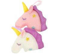 Homoyoyo 2 pièces Lot Éponges Exfoliantes Bain Licorne Maille Mousse Riche et Douce Éponges Nettoyantes Corps pour Femmes Hommes et Garçon Fille Adaptées à Plusieurs Types de Peau