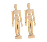 Homoyoyo 2 Pièces Mannequin Articulé Modèle Humain Flexible pour Dessin Artistique Figurine à Articulations Ajustables pour Esquisse et Danatomie