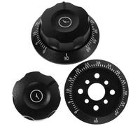 Homoyoyo 2 pièces Minuteur Mécanique avec Bouton de Commande Four Minuterie avec Alarme Sonore pour Cuisson Compatible et Cuiseur Vapeur Minuterie de Cuisine Multifonction pour Maison et