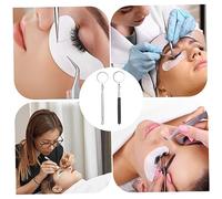 Homoyoyo 2 pièces Miroir Compact pour Extension de Cils Miroir Dinspection Portable Outil de Beauté Ergonomique Ajustable pour Salon et Usage Voyage