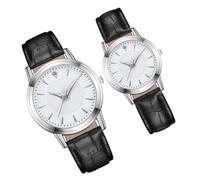 Homoyoyo 2 Pièces Montre Un Couple Lumineux Montres Montre Lumineuse des Amoureux Montre d'amant Romantique Montre Homme Et Femme Montre Simple Montre-Bracelet Couple Acier Inoxydable
