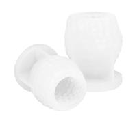 Homoyoyo 2 Pièces Moule Silicone Pomme de Pin Moule pour Bougies Chocolat Résistant Haute Température Décoration DIY Fêtes Hiver