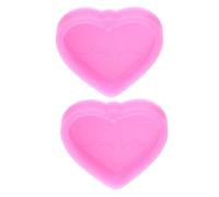 Homoyoyo 2 pièces Moule Silicone Pour Porte Clés Électrocardiogramme DIY Durable Et Fracture Kit Pour Ornements Suspendus Créatifs