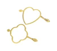 Homoyoyo 2 Pièces Moules à Cire de Forme de Cœur pour Invitations de Mariage et Projets de Bricolage Outils de Sceau Décoratif