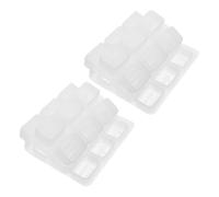 Homoyoyo 2 Pièces Moules Silicone pour Mahjong Résine Lot de Standard pour DIY et Création de Tuiles Personnalisées Accessoires de Loisirs à Domicile