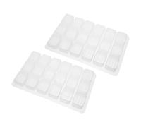 Homoyoyo 2 Pièces Moules Silicone pour Moulage Époxy de Mahjong Lot de Création DIY de Tuiles Standardisées pour Artisanat et Amusement Famille