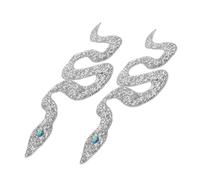 Homoyoyo 2 Pièces Patches Thermocollants Serpent Strass Lot de Autocollants à Transfert Chaud pour Vêtements et Accessoires Design Unique et Application Facile