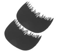 Homoyoyo 2 pièces Peigne à Cheveux Fibre de Outil Optimisateur de Ligne de Cheveux Peigne Plastique avec Barrière pour Hommes Pour Volume et Densité Naturelle