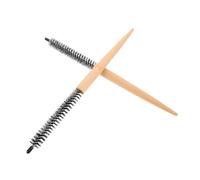 Homoyoyo 2 Pièces peigne à rouleaux brosse à taquiner la queue de rat peigne à dents fines brosse à taquiner cheveux Bois Beige