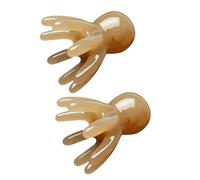 Homoyoyo 2 pièces Peigne de Massage Tête Résine Forme Pieuvre Outil Ergonomique Flexible pour Relaxation et Fatigue Du Chevelu Auto-massage Quotidien et Voyage