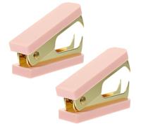 Homoyoyo 2 pièces Pince Extraction Agrafes Ergonomique Outil et Pratique pour Enlever Agrafes Sans Déchirure Accessoire Bureau Maison Étudiant