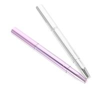 Homoyoyo 2 pièces Pinceau Double Embout Rétractable Brosse Correcteur Teint Multifonction Portable pour Maquillage Naturel et Facile à Utiliser Couleur Aléatoire Couleur Aléatoire