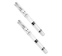 Homoyoyo 2 pièces Pinceaux à Réserve Deau Rechargeables Stylo Pinceau Souple Transparent pour Calligraphie Chinoise et Peinture Aquarelle Contrôle Précis et Souple Cadeau pour Étudiants et