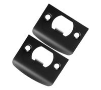 Homoyoyo 2 pièces Plaques de Gâche Inoxydable Protection Pêne de Porte Couvre Durable et Aux Impacts Installation Facile sans Outil Professionnel