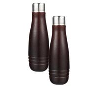 Homoyoyo 2 Pièces Poignée de Lime en Bois Marron, Outil de Coupe Polyvalent | Finition Lisse, Remplacement D’une Poignée Cassée, Usage Atelier et Réparation, Compatible Plupart des Limes
