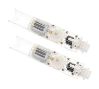Homoyoyo 2 Pièces Pompe de Remplacement pour Irrigation Noyau Transparent Plastique Durable Pompe à Eau Haute Pression Dc pour Nettoyage Buccal Professionnel