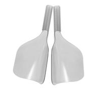 Homoyoyo 2 Pièces Protecteur Visage Pulvérisation Cheveux Écran Facial Transparent pour Salon Coiffure Bouclier Éclaboussures Teinture et Soins Confortable et Facile à Nettoyer