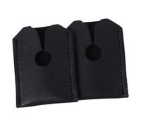 Homoyoyo 2 pièces Protège-tête de Rasoir Manuel Cuir Doux Housse Compatible Étui de Voyage pour Tête de Rasoir Manchon de Protection Pratique Lot