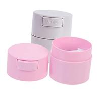 Homoyoyo 2 Pièces Récipient de Stockage pour Colle à Cils de Pots Scellés Rose et Gris pour Conserver la Colle à Cils Fuite et Humidité Pratique et Compact