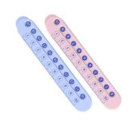 Homoyoyo 2 pièces Règle Arithmétique pour Garçon Fille Bleu et Rose Outil Éducatif Interactif pour Apprentissage Addition et Soustraction Support Entraînement Mathématique Sécurisé