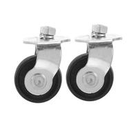 Homoyoyo 2 pièces Roues de Swirl Métal Robustes Tonnes pour Garage Accessoires Jack Caster Wheels