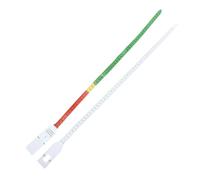 Homoyoyo 2 pièces Ruban de Mesure Tête Flexible et Portable pour Pédiatrie et Circonférence Matériau Sûr Transparent Adapté Mesure des Bébés