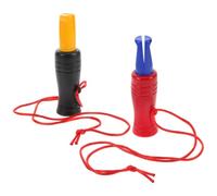 Homoyoyo 2 Pièces Sifflet à Canard en Plastique Simulation Réaliste du Cri, Design Portable et Forme Bouche de Canard, Accessoire Chasse pour Photographie Animalière en Plein Air