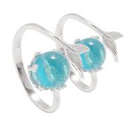 Homoyoyo 2 Pièces Sirène Ouvert Ajustable Détails et Accessoire Plage