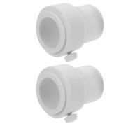 Homoyoyo 2 Pièces Stabilisateur de Poteau de Parasol Piscine Adaptateur Réducteur Antivibration Résistant UV et Sel pour Terrasse Jardin Plage