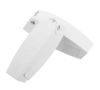Homoyoyo 2 Pièces Support de Porte de Camping-Car Blanc ABS à Clip Pliable | Résistant aux Intempéries, Empêche les Claquements, pour Bateaux, Remorques et Voyages sur Routes Accidentées, Quatre Vis