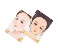 Homoyoyo 2 pièces Tableau de Pratique Peinture Visage Réutilisable pour Garçon Fille Planche Lavable pour Exercices de Maquillage Artistique Modèles Colorés pour Créativité et