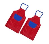 Homoyoyo 2 pièces Tablier Garçon Fille Imperméable pour Peinture et Cuisine Lot de PVC Résistant Protection Taches pour Garçons et Filles Activités Artistiques et Culinaires