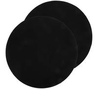 Homoyoyo 2 Pièces Tapis de Barbecue Rond Réutilisable en Ptfe 40x40 CM | Surface de Cuisson Ronde, Nettoyable Facilement, Limite les Chutes Entre Grilles, pour Légumes et Bacon